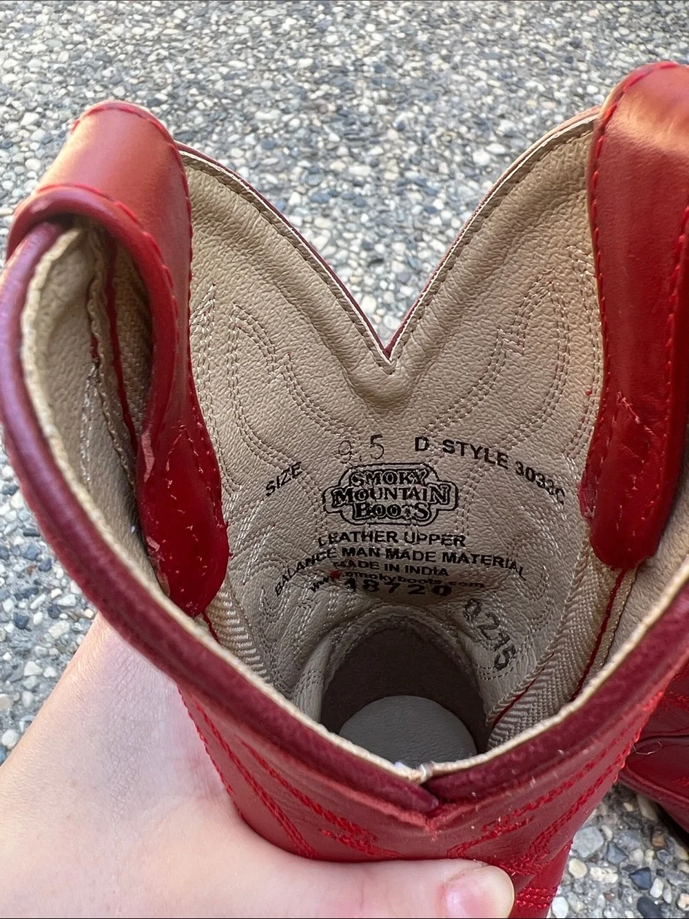 Kids Red Western Cowgirl Boots - Cowgirl Leather Riding Boots